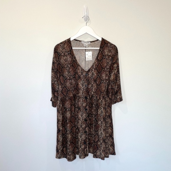 Cotton Emporium Snake Print Women's Dress - Picture 2 of 8